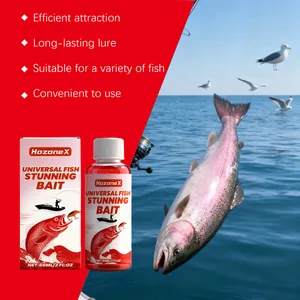 HozoneX universal fish stunning bait liquid additive 60ml with product packaging details