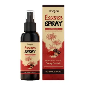 Hoegoa Zafferano Essenza per Capelli Spray Polygonum Multiflorum Olio di Radice di Zenzero Nutriente Idratante per Capelli Donna Uomo