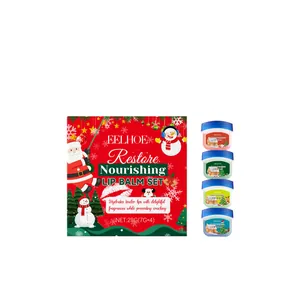 Set Balsamo Labbra Idratante Natalizio Per Trattamento Idratante Profondo Cura Delle Labbra Set Regalo Per Donna