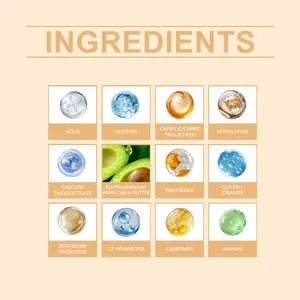 Lista completa degli ingredienti per crema depilatoria viso con burro di karitè e glicerina