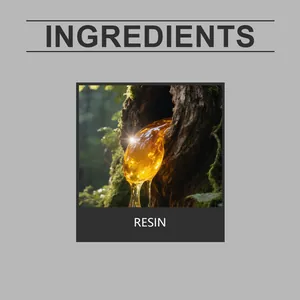 Detailed view of natural resin ingredient for professional denture repair kit