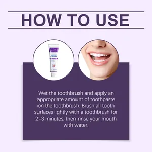 Instructions détaillées sur l'utilisation du dentifrice blanchissant Oralhoe.
