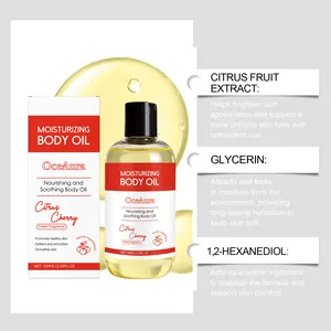 Descripción detallada de ingredientes de OceAura Citrus Cherry Aceite Corporal