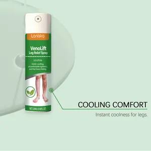 Vista detallada de Laniska VenoLift Leg Relief Spray con confort refrescante para piernas