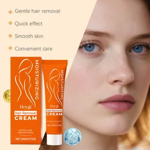 Crema depilatoria viso delicata Hoygi con formula idratante per pelle liscia 20g