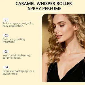 Detaillierte Merkmale des Caramel Whisper Roller-Parfums mit warmen Karamellnoten