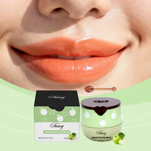 Feuchtigkeitsspendende Lippenmaske mit Apfel-Limetten-Geschmack und Verpackung