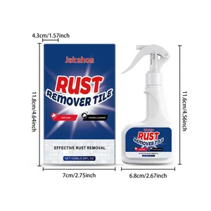 Spray antirouille pour carreaux Jakehoe 100 ml avec dimensions d'emballage pour le ménage.
