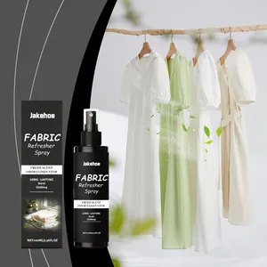 Spray refrescante de telas JAKEHOE 100ml para frescura duradera y eliminar olores.