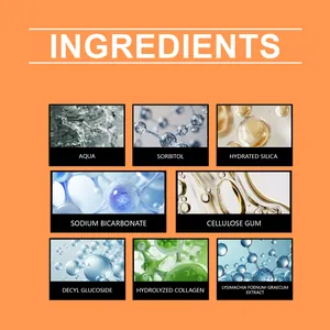 Detailed macro ingredient list of mild vanilla pet toothpaste care set