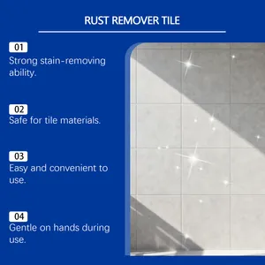 Avantages détaillés du spray antirouille pour carrelage montrant une surface brillante