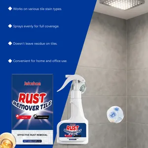 Spray antirouille efficace pour carreaux présenté dans une salle de bain carrelée