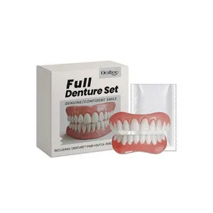 ORALHOE Denture Modification Set For Instant Smile Enhancement Resin Veneers With Gutta-percha For Adults Cosmetic Teeth
