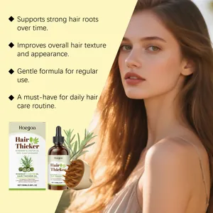 Rosemary and castor hair oil set with scalp massager for stronger hair roots
