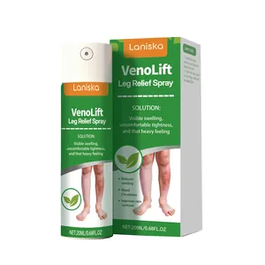 Laniska VenoLift Spray para el Alivio de las Piernas Cuidado Corporal Calmante para Piernas Cansadas e Hinchadas