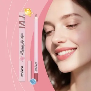 ZEPHOCO Präzisions-Lippenkonturenstift in Bohnenpastenrosa mit Modell-Make-up-Detailansicht
