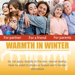 Calentadores de manos desechables para el invierno, regalo ideal para la familia