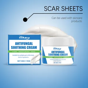 South Moon antifungal soothing cream detail with product packaging and cream texture