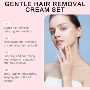 Avantages détaillés du kit de crème dépilatoire douce pour une peau lisse après utilisation