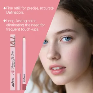 Präziser Lippenkonturenstift in Bohnenpastenrosa für langanhaltende Definition