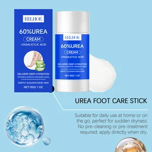 Vista detallada del stick de cuidado de pies EELHOE con 60% urea para hidratación