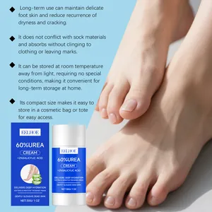 Detalle del stick de crema para pies EELHOE 60% urea para hidratación de piel seca