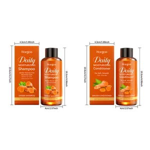 Dimensioni del set per capelli allo zenzero con shampoo e balsamo da 100 ml ciascuno