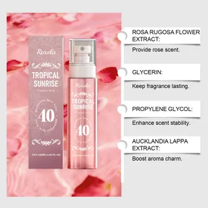 Detaillierte Infos zu Roxelis Tropical Sunrise Duftspray Inhaltsstoffen und Duftprofil