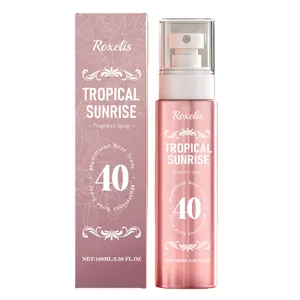 Tropical Sunrise Rosen-Duftspray 100ml mit einer eleganten rosa Geschenkverpackung