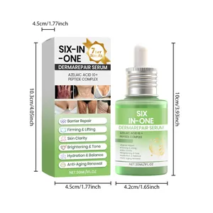 Detaillierte Größenangaben für 30ml SIX-IN-ONE Derma Repair Serum mit Azelainsäure