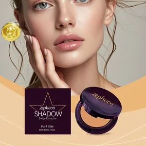 Vue détaillée du correcteur Zephoco Dark Skin avec texture crémeuse et vue modèle
