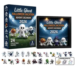 Calendario de Adviento Halloween Pequeño Fantasma 2026 con 24 figuras de fútbol.