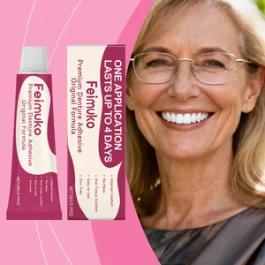 Feimuko 28g zinc-free denture adhesive cream for long-lasting 4-day hold