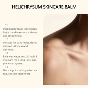 Λεπτομέρεια υφής δέρματος με οφέλη του Helichrysum Skincare Balm για εντατική ενυδάτωση