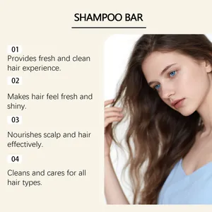 Detailpagina met de voordelen van shampoo bar voor fris, glanzend en gevoed haar