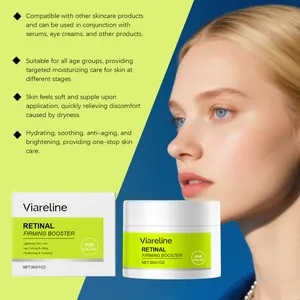 Vue détaillée de la crème Viareline Retinal Firming Booster avec les bienfaits pour la peau.