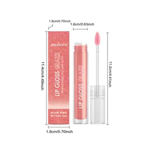 Spécifications et dimensions du brillant à lèvres hydratant zephoco rose nude