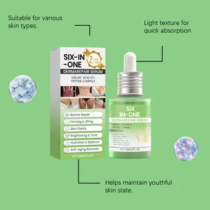 Detailansicht des 30ml 6-in-1 Dermarepair Serums mit Azelainsäure und Peptidkomplex