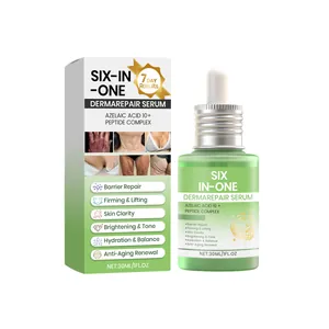 Six-in-One Dermarepair Serum mit 10% Azelainsäure und Peptid-Komplex, 30ml Flasche