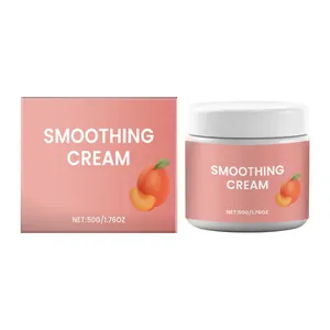 Gentle peach smoothing hair removal cream for deep face and body skin cleaning 50g