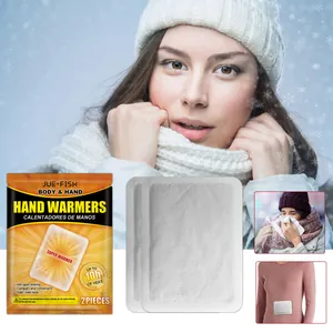 Parches térmicos portátiles para cuerpo y manos que proporcionan hasta 10 horas de calor.