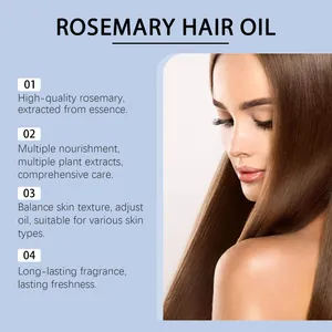 Model with silky hair showcasing the benefits of rosemary hair oil