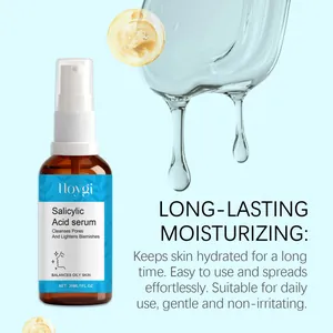 Sérum visage Hoygi à l'acide salicylique, hydratation longue durée et nettoyage des pores