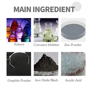 Detailed breakdown of the main ingredients in Rayhong rust converter spray formula