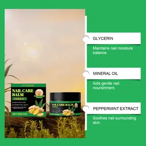 JAYSUING Nagelpflegebalsam Details zu Inhaltsstoffen wie Glycerin und Mineralöl für gesunde Nägel.