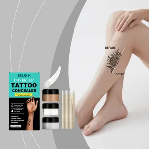 Dettaglio del set correttore per tatuaggi professionale con effetto coprente totale
