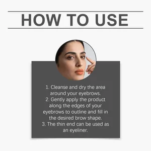 Guida dettagliata passo dopo passo per l'uso della matita per sopracciglia 2-in-1 e eyeliner