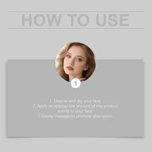 Detailed instruction guide on how to apply moisturizing facial serum for skin.