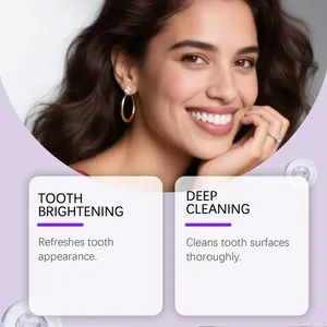 Détails des bienfaits dentaires : blanchiment des dents et nettoyage en profondeur pour le soin.