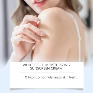 Details zur White Birch Feuchtigkeits-Sonnenschutzcreme für glatte Haut